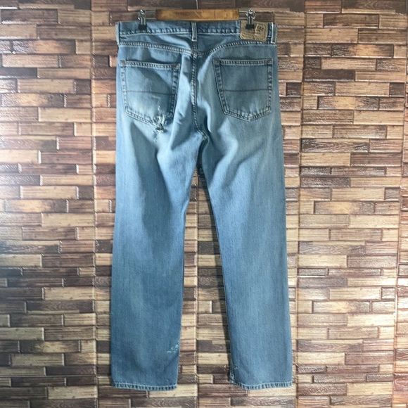 Mens 34x32 Signature Levi Strauss & Co Reg Straight Blue Jeans - Picture 3 of 16
